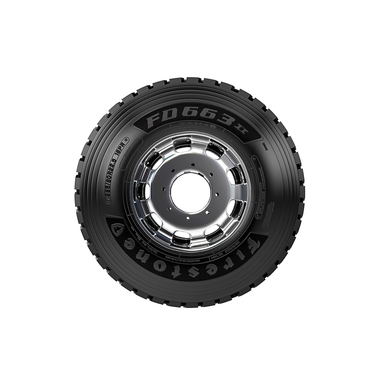 PNEU 295/80R22,5 FIRESTONE FD663II - Imagem 2